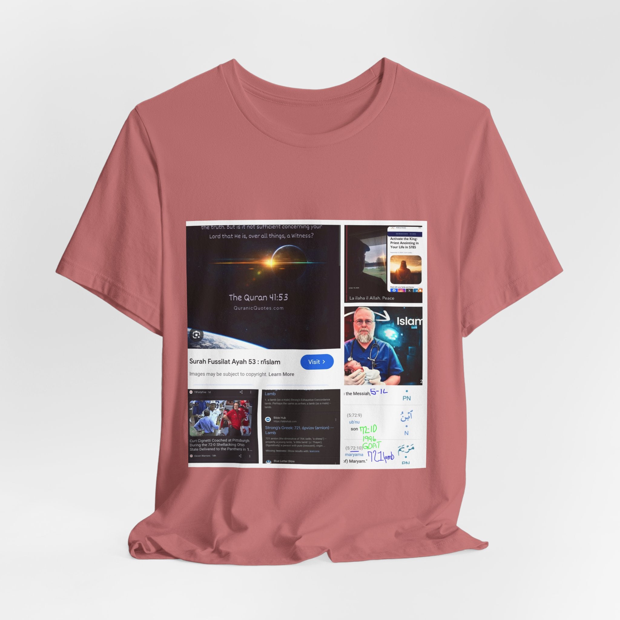 Screenshot Collage Tee — Tech Presentation & Notes Graphic T-Shirt