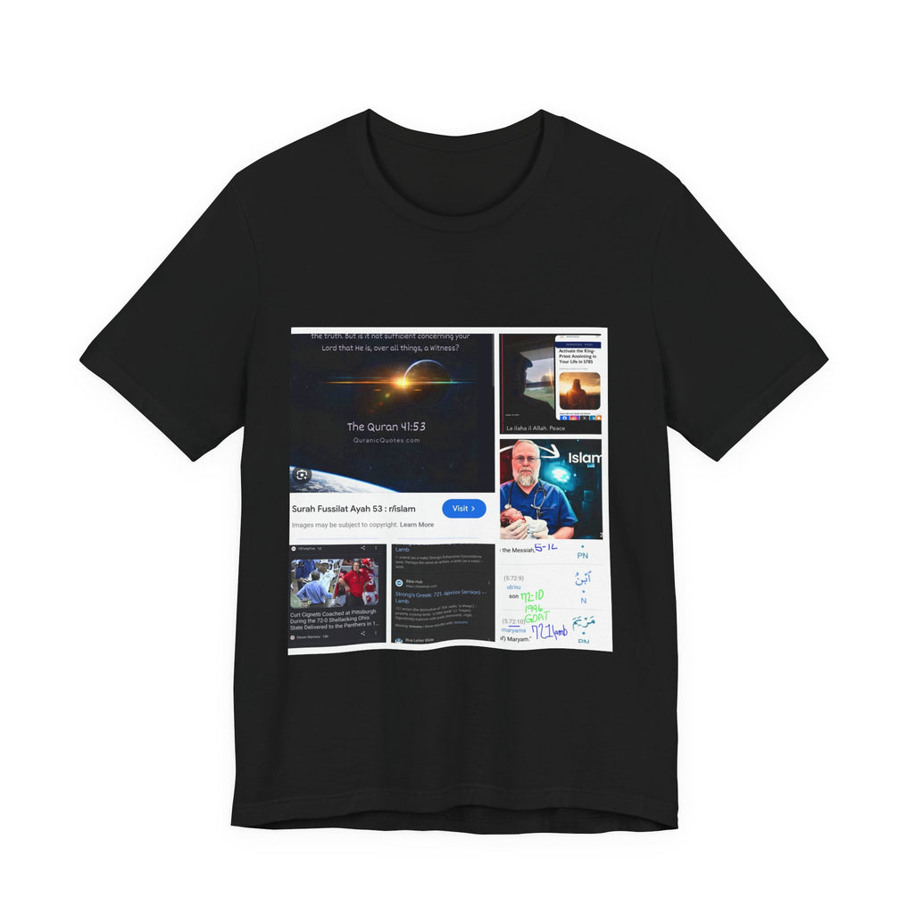 Screenshot Collage Tee — Tech Presentation & Notes Graphic T-Shirt
