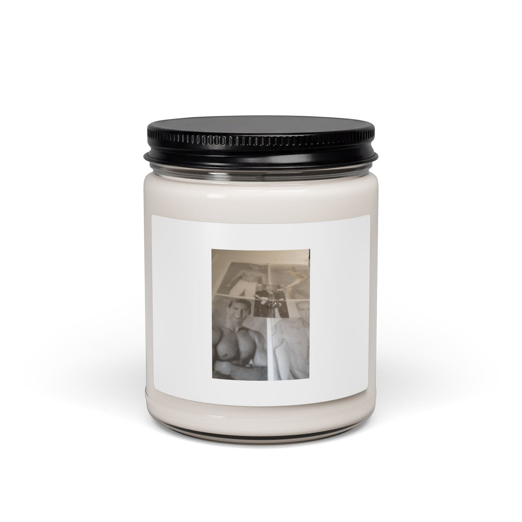 9oz Scented Soy Candle — Vintage Photo Label Aromatherapy Jar