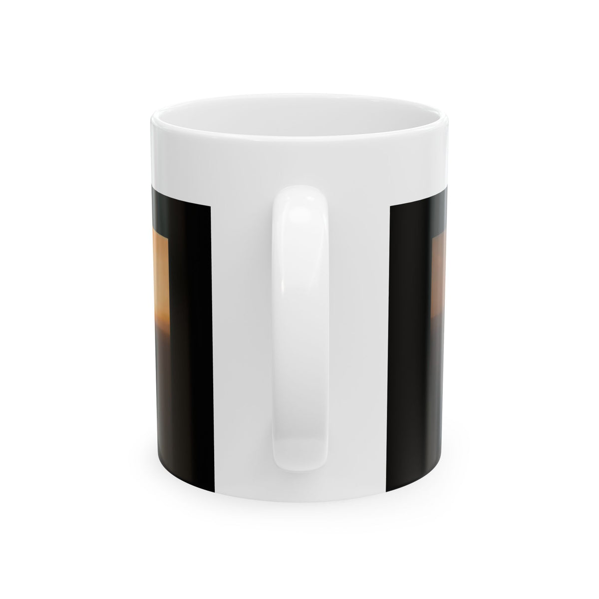 Inspirational Quran Verse Ceramic Mug — Sunset Landscape, Islamic Reminder Coffee Cup (11oz/15oz)