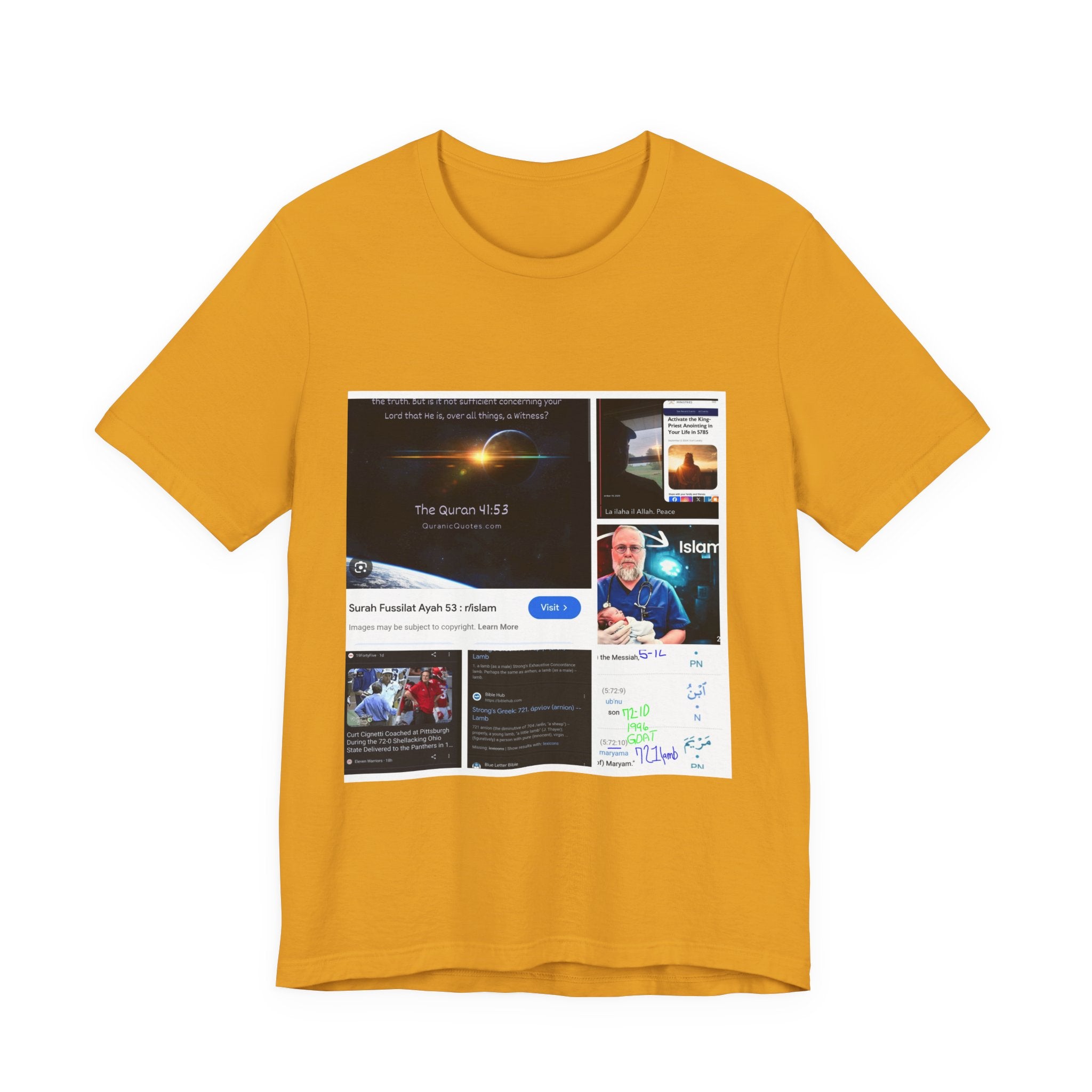 Screenshot Collage Tee — Tech Presentation & Notes Graphic T-Shirt