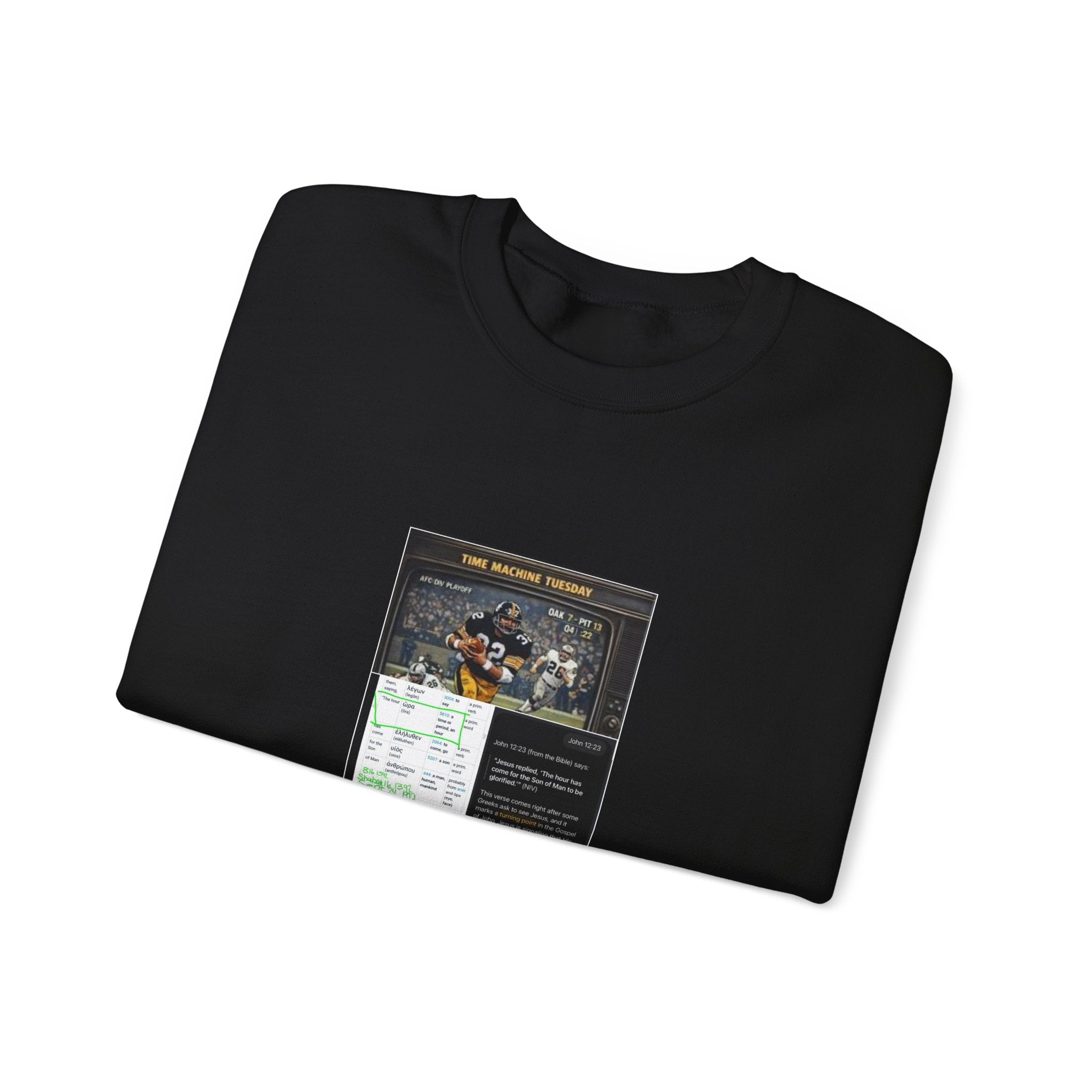 Crewneck Sweatshirt — Nostalgic Game Night Poster Design
