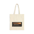 Canvas Tote Bag with Inspirational Sunset Quote — Eco-Friendly Grocery & Everyday Shopper