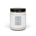 9oz Scented Soy Candle — Minimal Text Label (Isa, Son)