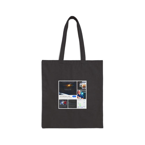 Canvas Tote Bag — Collage Space Art & Screenshots Print