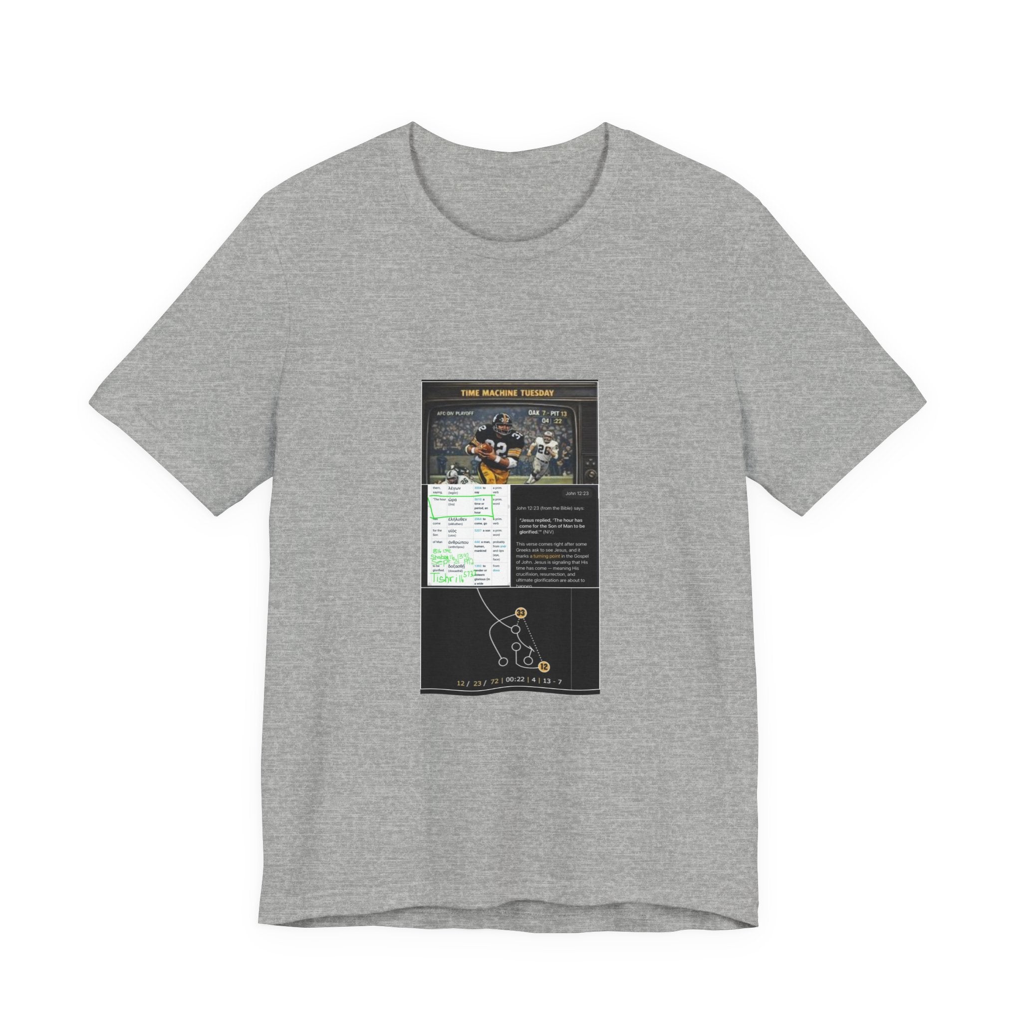 Football Playbook Tee — Game Strategy Diagram Shirt
