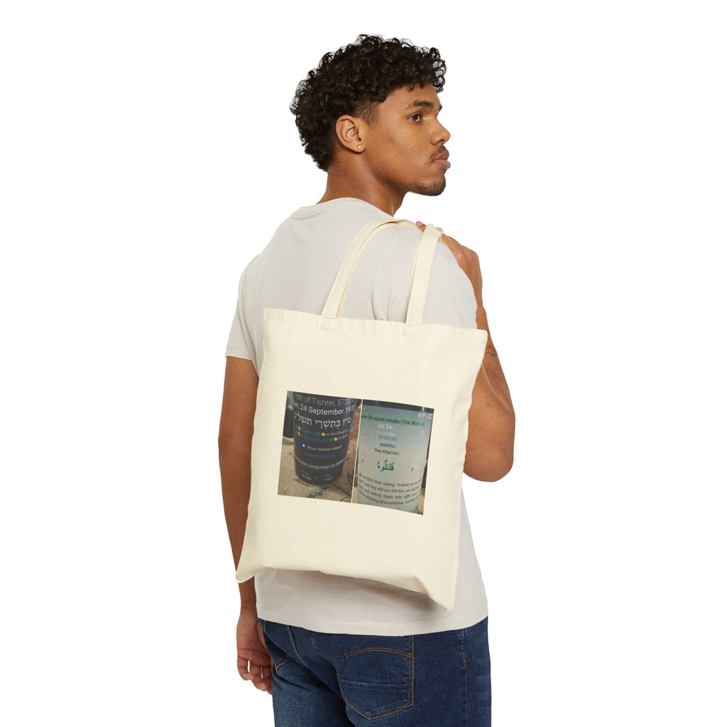 Tote Bag — Photo Collage Coffee Labels Canvas Tote