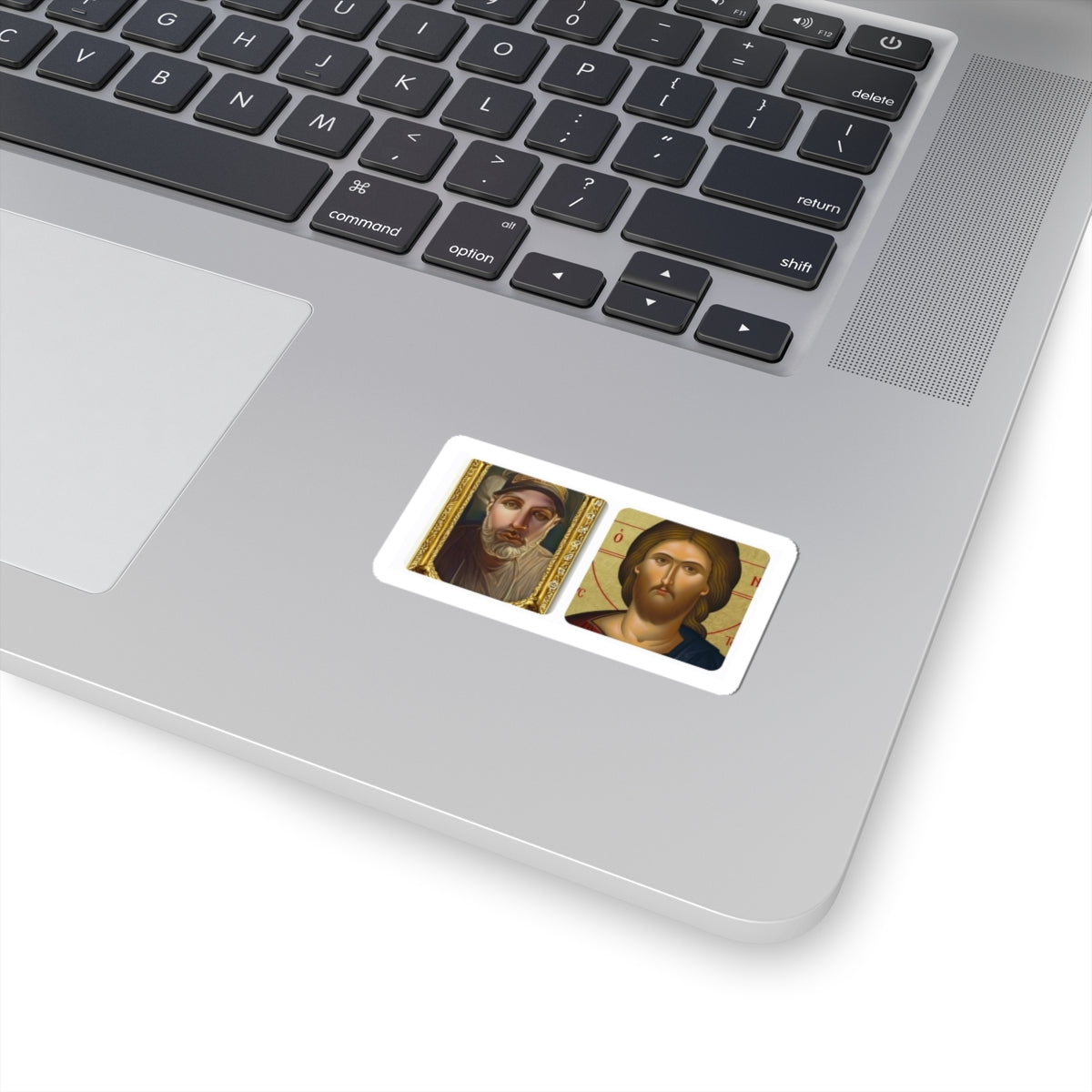 Christian Icon Sticker Set — Jesus & Saint Portrait Kiss-Cut Stickers